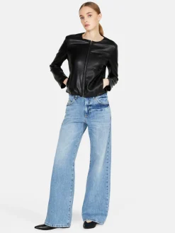 Women Sisley Jackets & Coats<Crew Neck Jacket