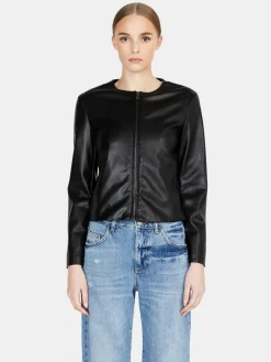 Women Sisley Jackets & Coats<Crew Neck Jacket