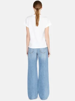 Women Sisley Tops & T-Shirts<Crew Neck T-Shirt With Print