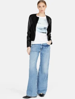 Women Sisley Tops & T-Shirts<Crew Neck T-Shirt With Print