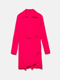 Women Sisley Dresses<Crisscross Dress With Gathering