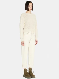Women Sisley Jumpers & Knitwear<Crochet Look Sweater