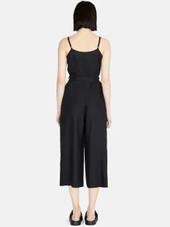 Women Sisley Dresses<Cropped 100% Linen Jumpsuit