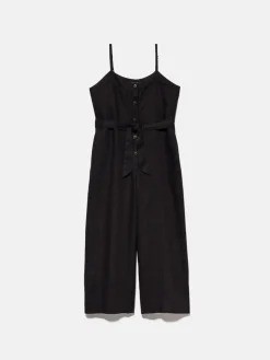 Women Sisley Dresses<Cropped 100% Linen Jumpsuit