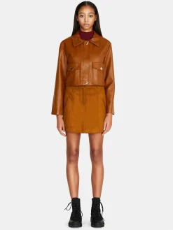 Women Sisley Jackets & Coats<Cropped Jacket With Pockets