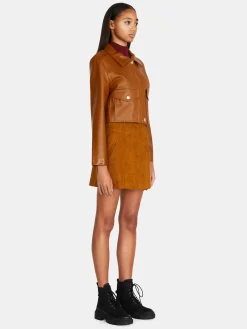 Women Sisley Jackets & Coats<Cropped Jacket With Pockets