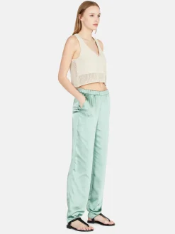 Women Sisley Tops & T-Shirts<Cropped Open-Knit Top
