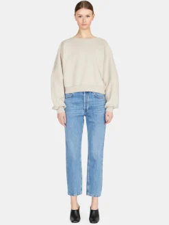 Women Sisley Jumpers & Knitwear<Cropped Sweatshirt