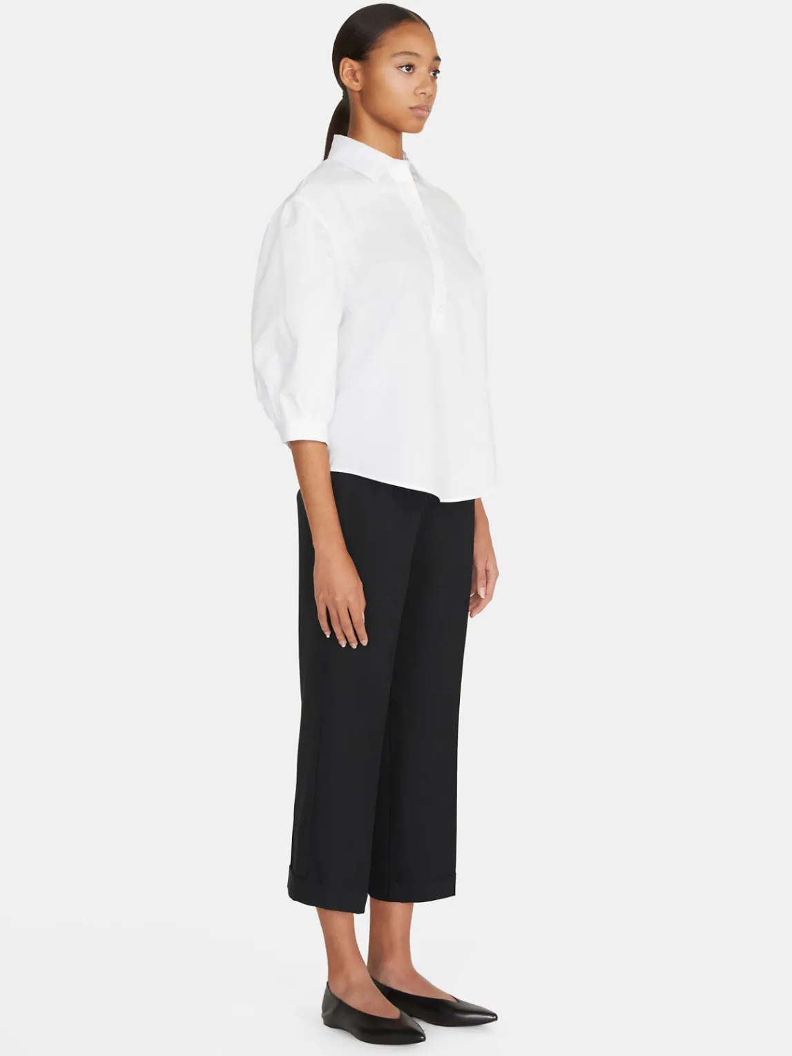 Women Sisley Trousers<Cropped Trousers With Cuffs