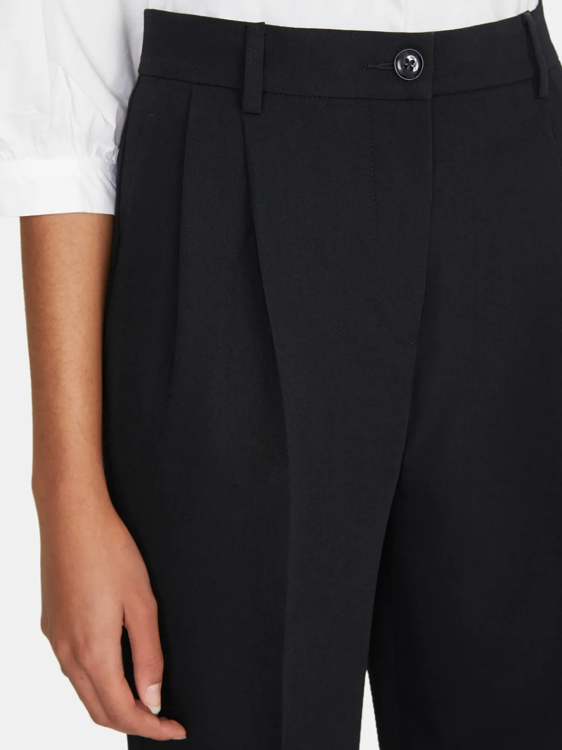 Women Sisley Trousers<Cropped Trousers With Cuffs