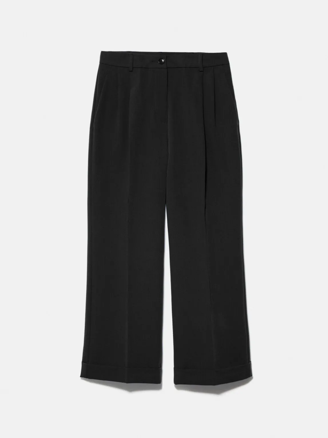 Women Sisley Trousers<Cropped Trousers With Cuffs
