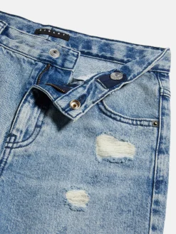 Boys Sisley Trousers<Denim Bermudas With Rips