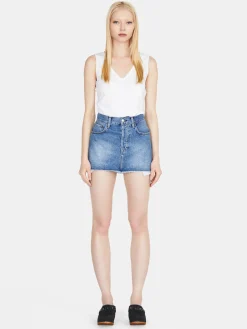 Women Sisley Skirts<Denim Mini Skirt