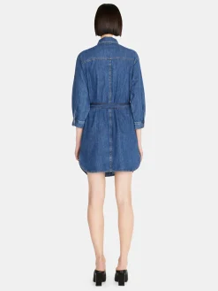 Women Sisley Dresses<Denim Shirt Dress With Belt