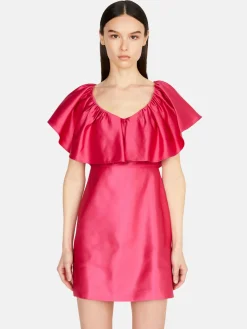 Women Sisley Dresses<Dress With Maxi Rouches