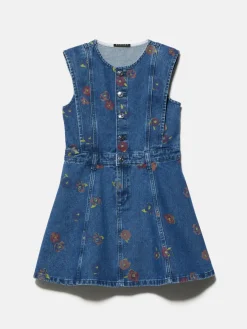 Girls Sisley Dresses & Jumpsuits<Floral Denim Dress