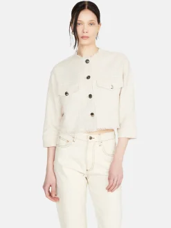 Women Sisley Jackets & Coats<Frayed Jacket