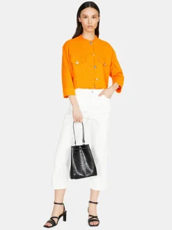 Women Sisley Jackets & Coats<Frayed Jacket