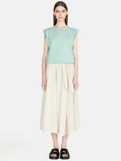 Women Sisley Skirts<Full Skirt With Sash