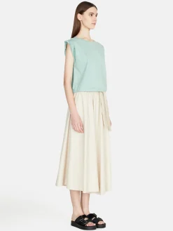 Women Sisley Skirts<Full Skirt With Sash