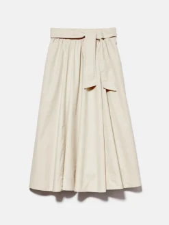 Women Sisley Skirts<Full Skirt With Sash
