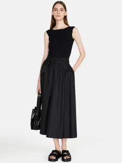 Women Sisley Skirts<Full Skirt With Sash