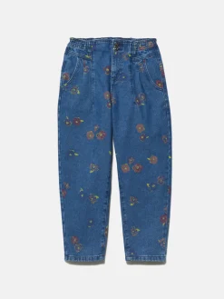 Girls Sisley Trousers & Skirts<High-Waisted Floral Jeans