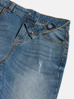 Girls Sisley Trousers & Skirts<High-Waisted Jeans With Rips