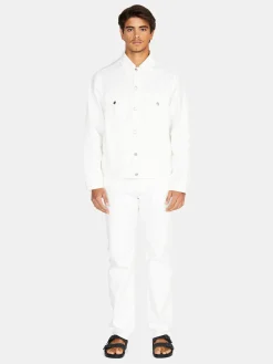 Men Sisley Jackets & Coats<Jacket In Colored Denim