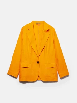 Women Sisley Jackets & Coats<Jacket In Linen Blend