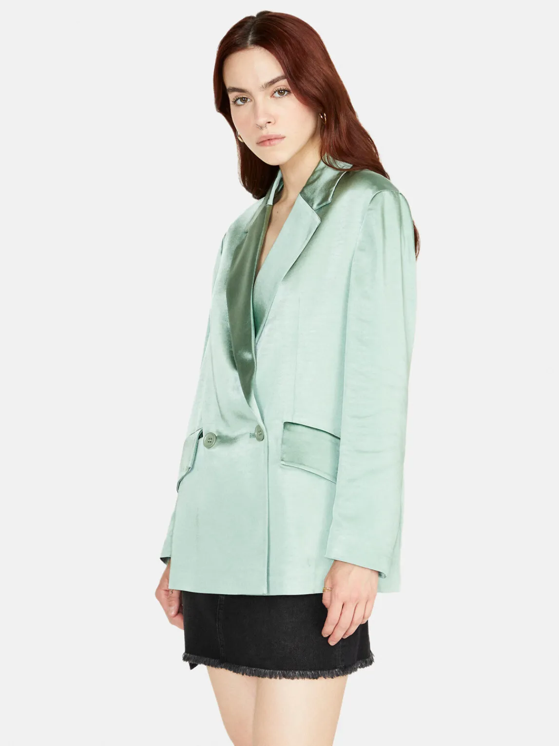 Women Sisley Jackets & Coats<Jacket In Satin