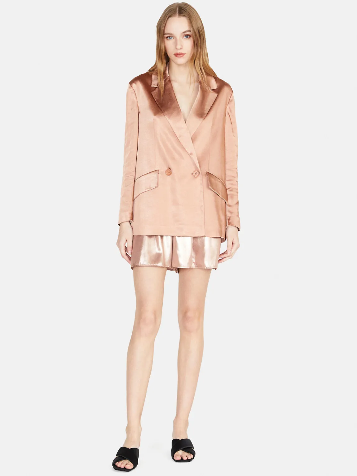 Women Sisley Jackets & Coats<Jacket In Satin