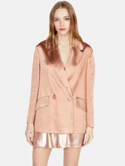 Women Sisley Jackets & Coats<Jacket In Satin