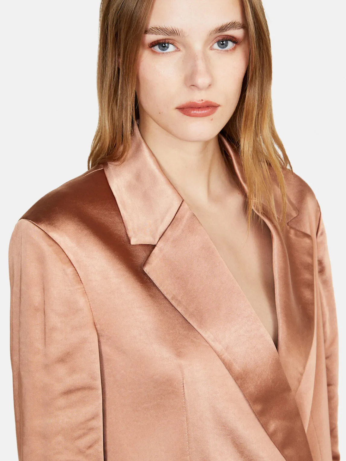 Women Sisley Jackets & Coats<Jacket In Satin