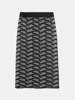 Women Sisley Skirts<Jacquard Midi Skirt