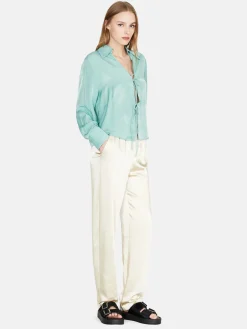 Women Sisley Trousers<Joggers In Satin