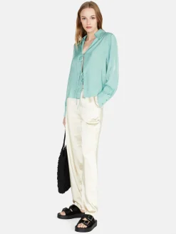 Women Sisley Trousers<Joggers In Satin