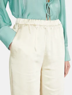 Women Sisley Trousers<Joggers In Satin