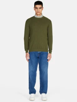 Men Sisley Jumpers & Knitwear<Knit Crew Neck Sweater
