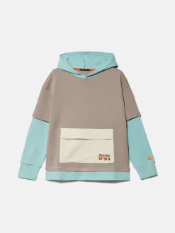Boys Sisley Jumpers & Cardigans<Layered Hoodie With Prints