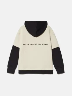 Boys Sisley Jumpers & Cardigans<Layered Hoodie With Prints