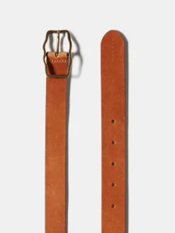 Women Sisley Accessories<Leather Belt With Shaped Buckle