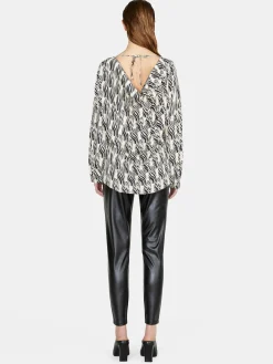 Women Sisley Trousers<Leggings In Imitation Leather