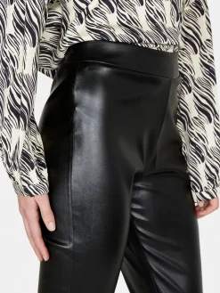 Women Sisley Trousers<Leggings In Imitation Leather
