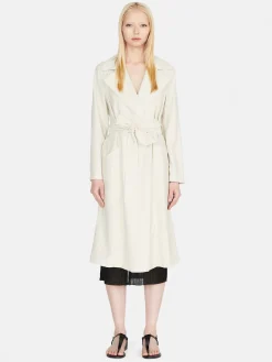 Women Sisley Jackets & Coats<Long Comfort Fit Trench Coat