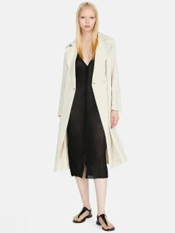 Women Sisley Jackets & Coats<Long Comfort Fit Trench Coat