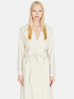 Women Sisley Jackets & Coats<Long Comfort Fit Trench Coat