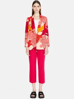Women Sisley Jackets & Coats<Long Printed Jacket
