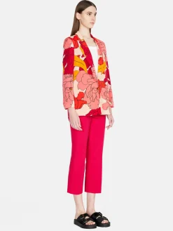 Women Sisley Jackets & Coats<Long Printed Jacket