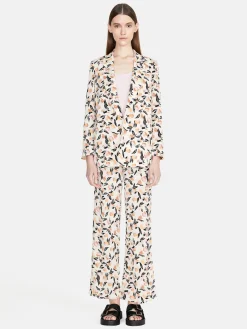 Women Sisley Jackets & Coats<Long Printed Jacket